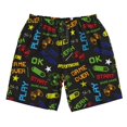 thumbnail image 4 of Bixox Men's Pixel Game printing Casual Classic Fit Short Summer Beach Shorts, 4 of 6