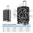 thumbnail image 4 of Gaeub Numbers Print Elastic Luggage Cover with Concealed Zipper Dust-Proof Luggage Cover Protector - 18-32 inch-X-Large, 4 of 7