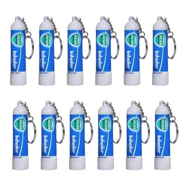 Vicks Inhaler Nasal Vapor Breather Tubes -0.5ML Tubes-12 Tubes Total