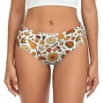 thumbnail image 1 of Fotbe Thanksgiving Food Calzones Estampados para Mujer – Ropa Interior de Algodón, Cómoda, Suave y Elástica-X-Large, 1 of 6