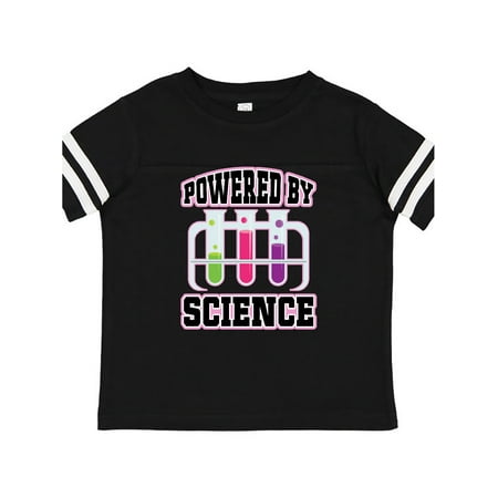 

Inktastic Powered By Science Gift Toddler Toddler Girl T-Shirt