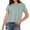 X16-Green, variant on Adeawade Womens Tshirts Short Sleeve Round Neck Tops Solid Color Basic Tee Clothing 2Xl Black