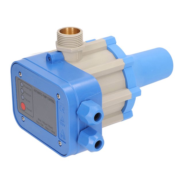 Régulateur de Pression Automatique de la Pompe à Eau Régulateur de Pression ABS 1.5bar à 3.0bar G1in Étanche IP65, Capteurs de Pression Électroniques