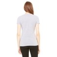 thumbnail image 3 of Women's Jersey Deep V-Neck Short Sleeve T-Shirt, 3 of 3