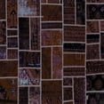 thumbnail image 1 of Ahgly Company Indoor Square Abstract Turquoise Blue Modern Area Rugs, 8' Square, 1 of 4