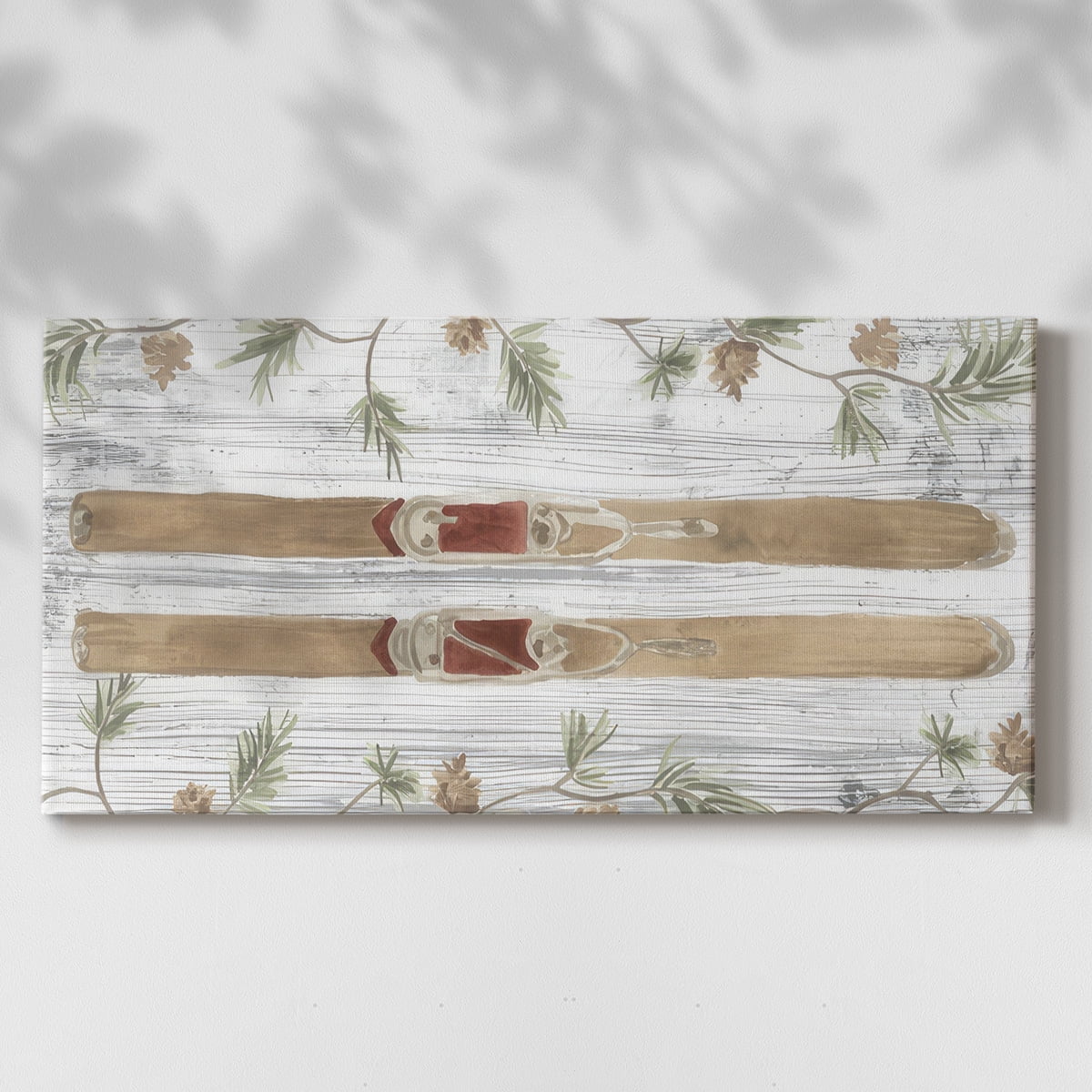 Pinecone Lodge Collection D- Gallery Wrapped Canvas
