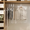 thumbnail image 4 of Clear Garment Bags for Hanging Clothes with Zipper, Dust-Proof Clothes Covers Protecting Dresses Gowns Suits, Breathable Garment Storage Bags for Closet Organization and Travel Use, 4 of 7