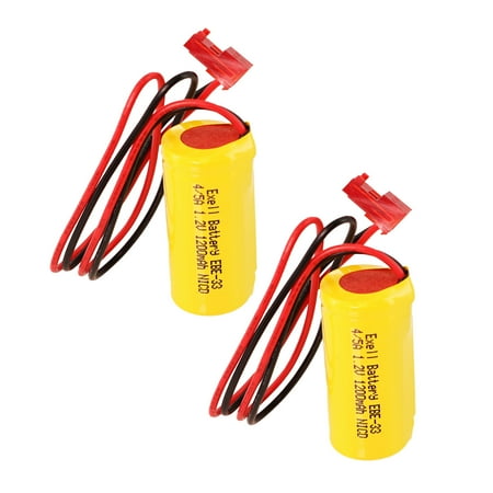 2pc Exit Lighting Battery Compatible with Lithonia ELB1210N Saft 16440