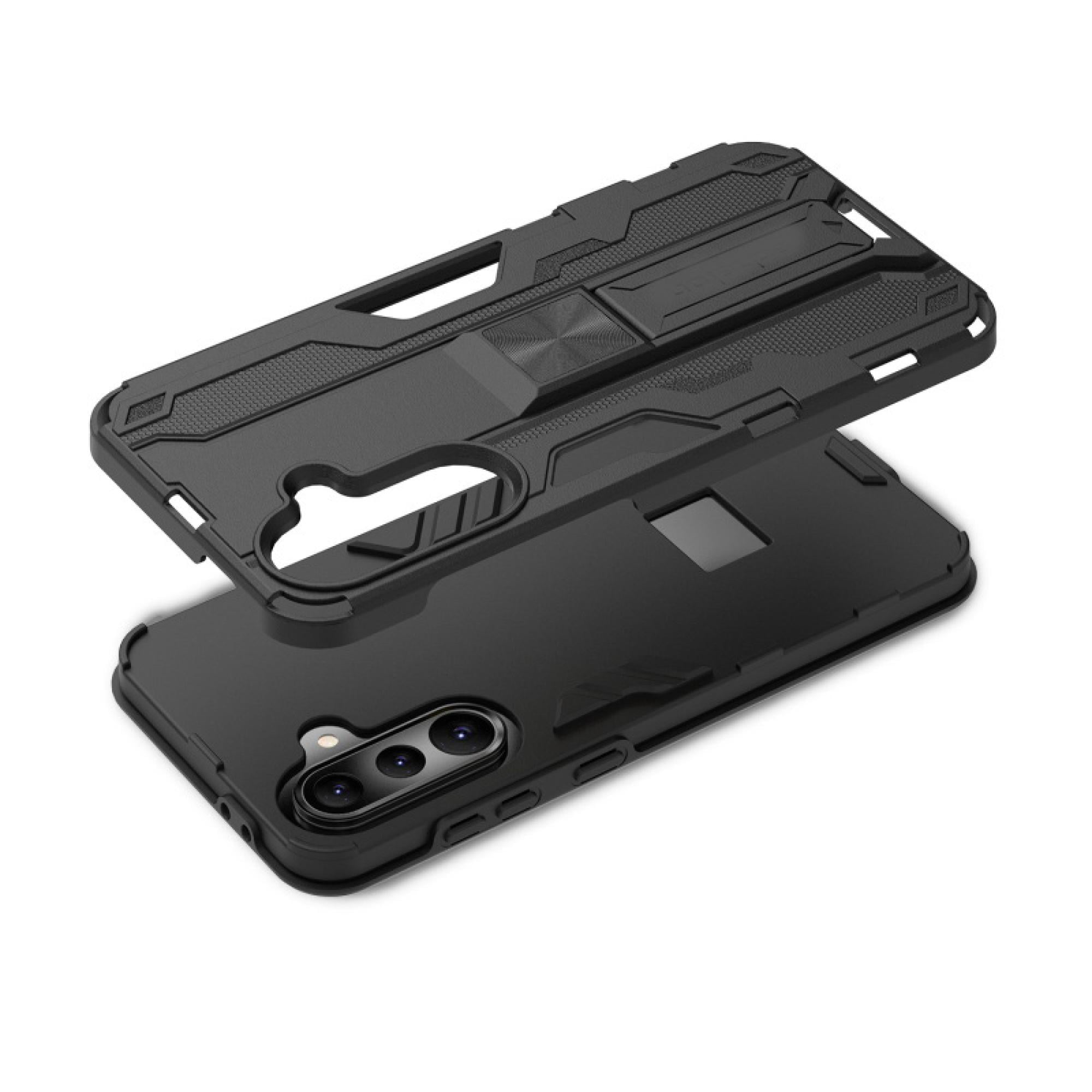 Hybrid Case with Kickstand for Samsung Galaxy A36 5G – Black