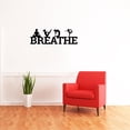thumbnail image 2 of Breathe With Yoga Poses - Beautiful Solid Steel Home Decor Decorative Accent Metal Art Wall Sign, 2 of 3