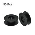 thumbnail image 3 of Unique Bargains 2.2 Inch Floss Bobbins, 50 Pack Plastic Empty Thread Spools Wire Weaving Bobbin Chain Tape for Sewing Embroidery, Black, 3 of 5