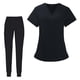 thumbnail image 2 of Conjunto de Ropa de Trabajo para Mujer Salvador Uniformes de Enfermera Negro SG, 2 of 9