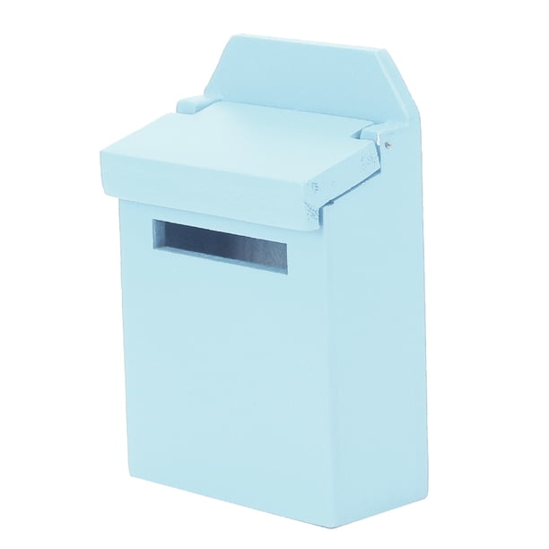 Mini Buzón De Correo, Mini Buzón De Correo Duradero 1:12 En Miniatura Con Tapa Para Accesorios De Villa Para Decoración De Casa De Muñecas Para Niños DIY