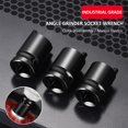 thumbnail image 4 of 2Pcs Angle Grinder Socket Wrench Manual Electric Wrench Sleeve Steel Sturdy Easy Release Socket Wrench Durable Angle Grinder Thread Adapter Compatible with 1/2 (12.5mm) Ports, 4 of 11
