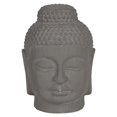 thumbnail image 1 of Urban Trends Collection 28344 Ceramic Head with Rounded Ushnisha, Washed Concrete & Gray, 1 of 3