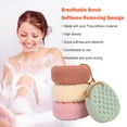 thumbnail image 3 of Toystoory Esponjas de baño Exfoliante Exfoliante Esponja Suavidad Masaje corporal Espalda Transpirable Limpieza Hidratante SPA Sanitario para Suministros de limpieza para el hogar Toystoory HA060935-00B, 3 of 6