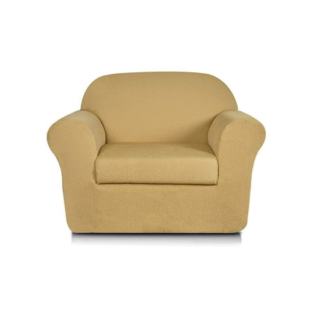 Subrtex 2-Piece Jacquard Spandex Stretch Couch