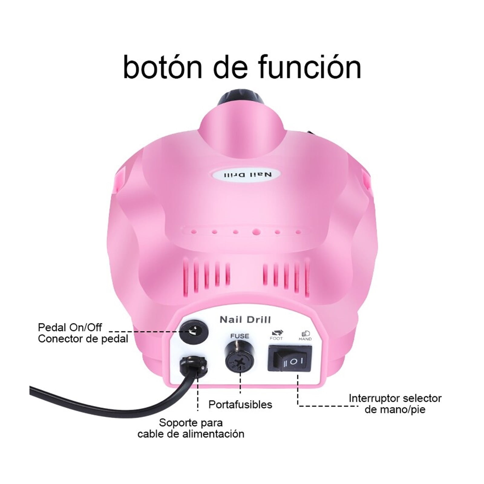 35000RPM Electric Nail Drill Machine, Professional Efile Nail Drill Kit, Electric Nail File For Acrylic Nails Gel Nails ,Low Noise