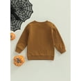 thumbnail image 4 of Douhoow Toddler Baby Halloween Pullover Autumn Casual Ghost Printed Long Sleeve Sweatshirt, 4 of 7