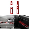 thumbnail image 1 of Red Carbon Fiber Front Door Control Cover For Colorado 2004-2012/ for Canyon 2005-12, 1 of 4