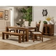 thumbnail image 3 of Alpine Furniture Chaises Latérales Rembourrées Shasta en Naturel Récupéré (Marron), 3 of 4