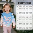 thumbnail image 7 of Uorisanigo Girls Crewneck Ruffle Sleeve Sweatshirt Fall Fashion Pullover Sweaters Casual Blue Dragon Print T-Shirts Toddler Sweatshirt Tops 1-8 Years, 7 of 7