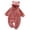 Watermelon Red, variant on Splozh Baby Snowsuit Winter Romper Hooded Boys Girls Jumpsuit Bear Thick Windproof Cap Infant Winter Clothes Baby Boy Clothes,Watermelon Red,12-24 Months