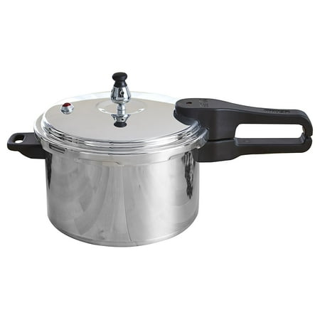 IMUSA USA 4.4 Quart Aluminum Pressure Cooker with Safety Valve and Pressure