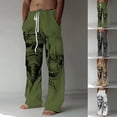 thumbnail image 3 of XINPING Mens Plus Size Pants Trendy Daily Casual Pants Quick Dry Athletic Pant for Workout, Jogging, Running, 3 of 9