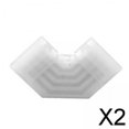 thumbnail image 1 of 2x Conectores LED de 4 piezas en apariencia de L Paquete de 5 conectores de adaptador sin soldadura de esquina en ángulo mm de ancho para tiras de 2 piezas, 1 of 8