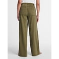 thumbnail image 4 of Time and Tru Women's High Rise Draped Utility Jeans, 30" Inseam, Sizes XS-XXXL, 4 of 6
