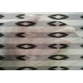 thumbnail image 4 of oneOone Cotton Silk Fabric Stripe Ikat Print Fabric By Yard 42 Inch Wide, 4 of 4