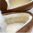 thumbnail image 4 of Womens Slippers House Shoes with Memory Foam Moccasin Slipper for Women with Non-Slip Rubber Sole Indoor Outdoor, 4 of 11