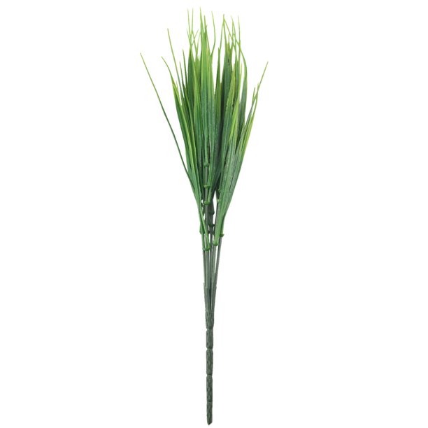 Plantas artificiales PENGJJMXG 8 piezas arbustos de plástico hierba de trigo jardinera exteriores terraza