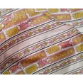 thumbnail image 4 of oneOone Silk Tabby Fabric Ethnic Block Printed Craft Fabric BTY 42 Inch Wide, 4 of 4