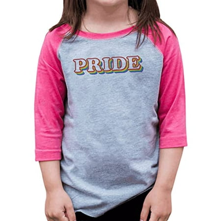 

7 ate 9 Apparel Kids Pride Shirts - Pride Rainbow Pink Shirt 12 Months