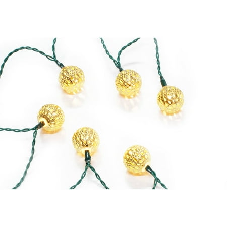 holiday time battery operated gold die cut globe christmas lights warm white 20 count - Christmas Light Necklace Battery Operated holiday time battery operated gold die cut globe christmas lights warm white 20 count - Christmas Light Necklace Battery Operated