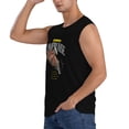 thumbnail image 3 of PAYOHTO Men's Sleeveless Shirts Gym Tank Top with Compromise Hand Slogan Design, 3 of 8