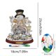 thumbnail image 2 of Adorno de diamantes Cristal Muñeco de Nieve Navideño Cgtredaw, Hecho a Mano, 2 of 9