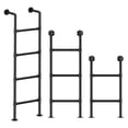thumbnail image 1 of Dianhelloya Wall Mounted Metal Ladder for Home, Four Step Ladder, Basement Window Well Egress Exit Ladder, Heavy Duty Garden Wall Ladder for Attic Loft Dorm RV Deck, 330 lbs Load Bearing, 1 of 7