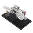 thumbnail image 1 of Sterling Engine Model, High Hardness Stirling Engine Educational Toy with Colorful LED Light for Class, 1 of 7