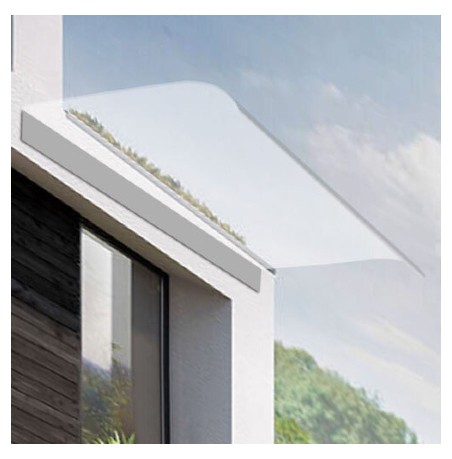 WANCQ Outdoor Shade Patio Roof Door Canopy Awning Shelter Window Porch Rain Cover