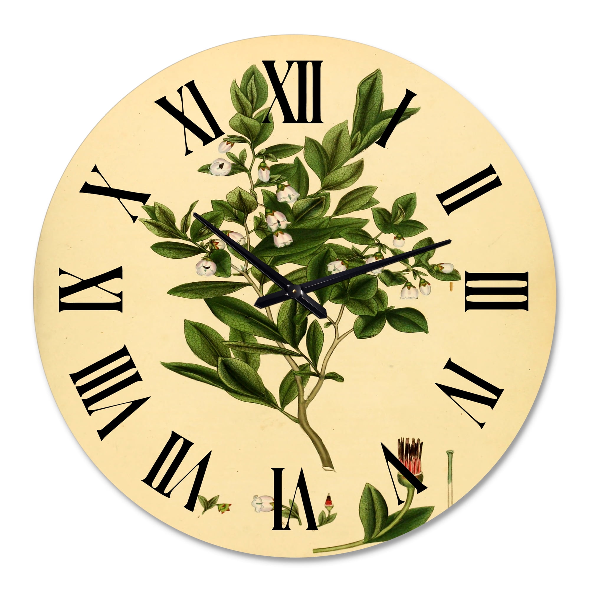 Designart 1 in Quartz Traditional Wall Clock