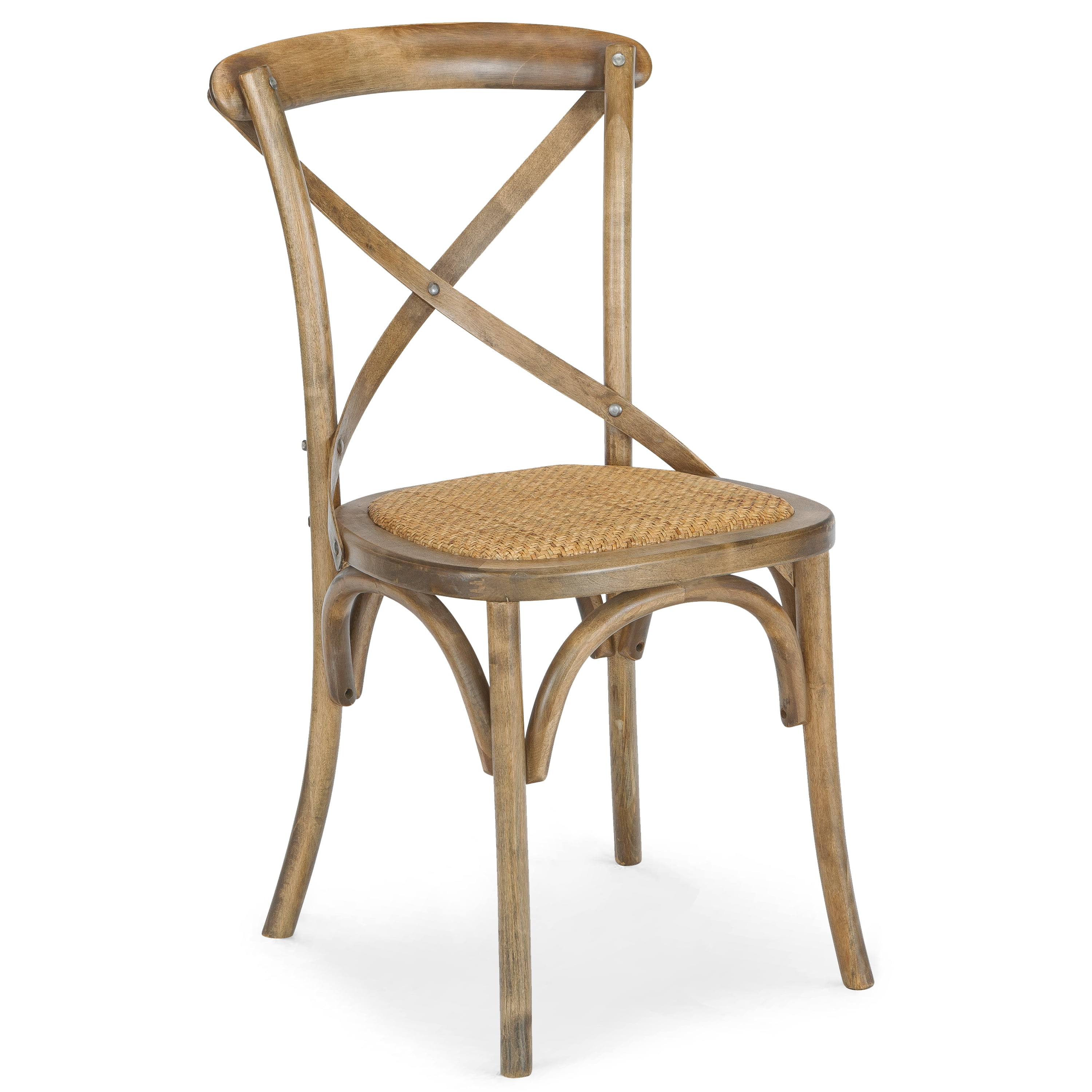 Poly & Bark Cafton Crossback Chair in Spanish Brown - Walmart.com