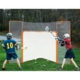 thumbnail image 2 of EZGoal Monster 11 x 8 Foot Portable Lacrosse Backstop w/ Reinforced Net, Orange, 2 of 4