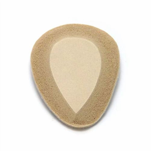 Metatarsal Firm Tan Foam Foot Pad Skived - 1/4" Thick Metatarsal Foot Pads - 6 Pairs (12 Pieces) USA Made