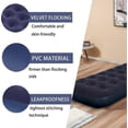 thumbnail image 2 of Single Size Air Mattress Inflatable Bed,blow Up Mattress Camping Sleeping Pad, 2 of 5