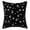 Black, variant on Rosnek Christmas Decorative Throw Pillow Covers, Soft Faux Fur Pillow Cases Covers with Silver Snowflake Glitter Printed Pillowcases for Christmas Couch Sofa, 18 X 18 Inch, Set of 2