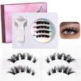 thumbnail image 1 of Reusable Magnetic Eyelash Kit with Tweezers Upgrade Directional Suction Fiber Lashes Easy Application Multiple Styles, 1 of 8
