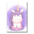 thumbnail image 1 of Cuadro Canva Tipo Galería Pixtreats Unicornio Acuarela 40X60 cm, 1 of 4